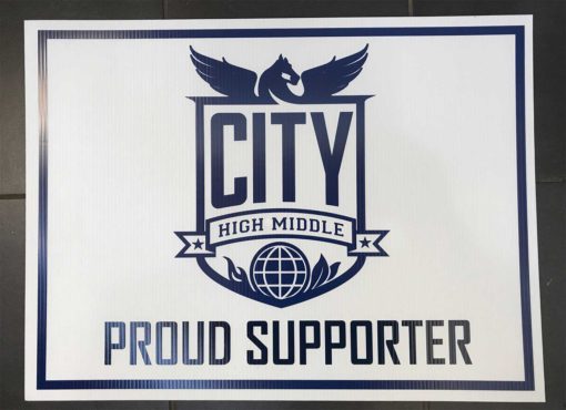 Proud Supporter Yard Sign